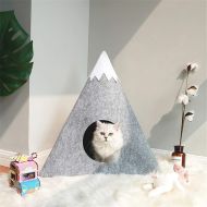 Meters Cat Bed | Cat Bed Triangle Cat House with Cushion Winter Cat Supplies - for Cats & Kittens Under 9 lbs (4 kg)