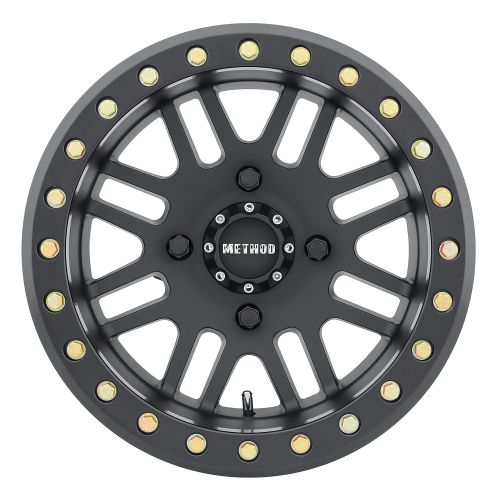  Method Race Wheels MR406 Matte Black Wheel with Grade 8 Beadlock Bolts (14x8/4x156mm) -2 mm offset