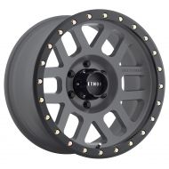 Method Race Wheels Grid Titanium/Black Street Loc Wheel with Zinc Plated Accent Bolts (17x8.5/6x135mm, 0mm offset) 0 mm offset