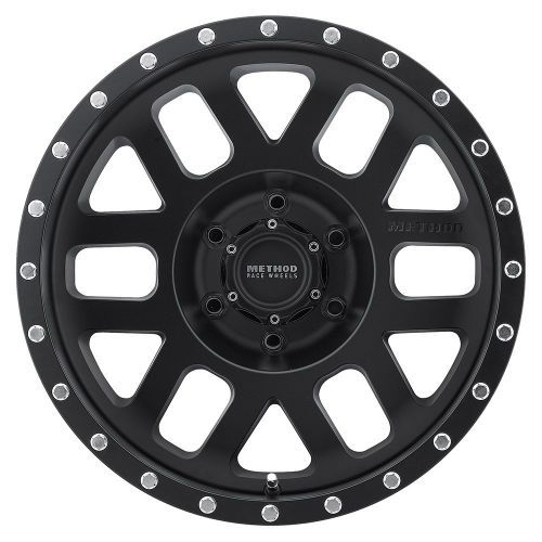  Method Race Wheels Mesh Matte Black Wheel with Stainless Steel Accent Bolts (17x8.5/6x135mm) 0 mm offset