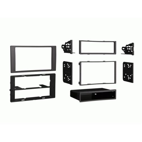  Metra 99-5824CH SingleDouble DIN Dash Installation Kit for 2010-Up Ford Transit Vehicles, Charcoal