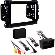 Metra 95-6518B Double DIN Stereo Installation Dash Kit for 2013 Dodge Ram & Interface