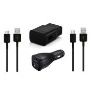 Metro PCS Adaptive Car Fast and Wall Charger with Micro USB cables