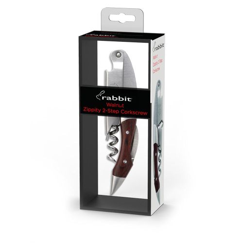  Metrokane Rabbit Zippity Two-StepWaiters Corkscrew (Walnut)