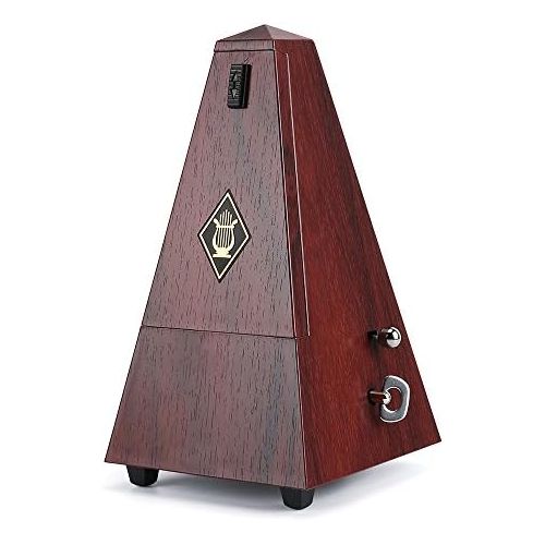  Accurate Mechanical Metronome for Wind Instruments Musicians, Guitar Player, Violinist, Plastic Wood Teak