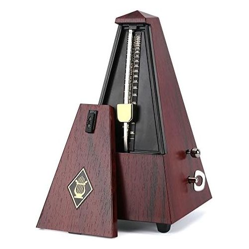  Accurate Mechanical Metronome for Wind Instruments Musicians, Guitar Player, Violinist, Plastic Wood Teak