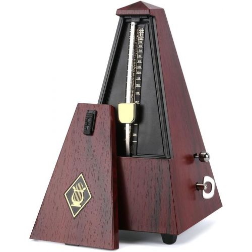  Accurate Mechanical Metronome for Wind Instruments Musicians, Guitar Player, Violinist, Plastic Wood Teak