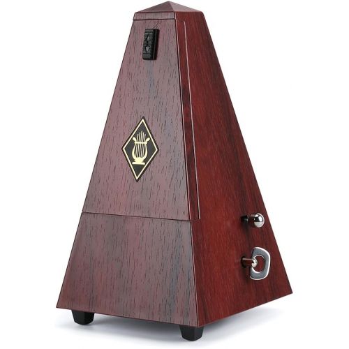  Accurate Mechanical Metronome for Wind Instruments Musicians, Guitar Player, Violinist, Plastic Wood Teak