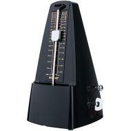 High Accuracy Mechanical Drumer Metronome with Audible Click and Bell Ring for Pianoist, Black