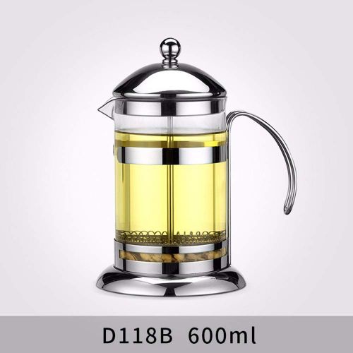  Mettime French Press Filter Kaffeekanne Haushalt hitzebestandiges Glas Mehrzweck Machen Kaffee Jasmin Tee Milch Blase - 800ML