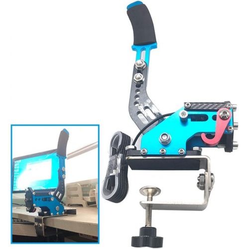  Mettoo Handbrake for PC, Universal USB Handbrake, 14 Bit Adjustable Height Horizontal Drift Rally Racing Handbrake Lever for Racing Games G25/27/29