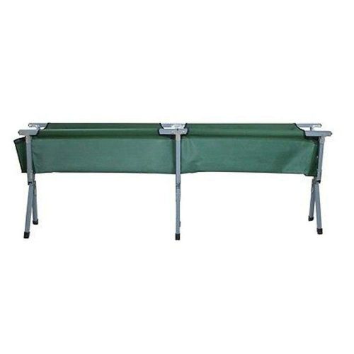  Mewinshop mewinshop Outdoor Camping Decorations Accessories and Decor Items Portable Folding Cot Camping Military Hiking Medical Guest Bed Sleeping Green