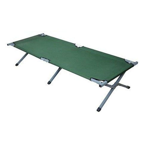  Mewinshop mewinshop Outdoor Camping Decorations Accessories and Decor Items Portable Folding Cot Camping Military Hiking Medical Guest Bed Sleeping Green