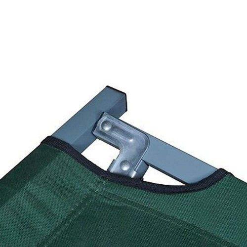  Mewinshop mewinshop Outdoor Camping Decorations Accessories and Decor Items Portable Folding Cot Camping Military Hiking Medical Guest Bed Sleeping Green