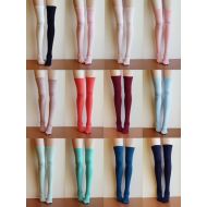 MewsBJD BJD Doll clothes ,SD MSD Minifee socks, Thigh-high stockings long socks , 13 colors