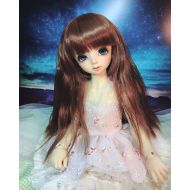 MewsBJD M409: 7-8” BJD wigs, small roll long hair for 14 bjd doll- MSD minifee