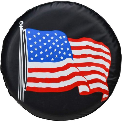  Mextrani Spare Tire Cover 14 15 16 17 inch Wheel Tire Cover for RV Camper Travel Trailer RAV4 Car Truck Tire