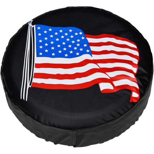  Mextrani Spare Tire Cover 14 15 16 17 inch Wheel Tire Cover for RV Camper Travel Trailer RAV4 Car Truck Tire