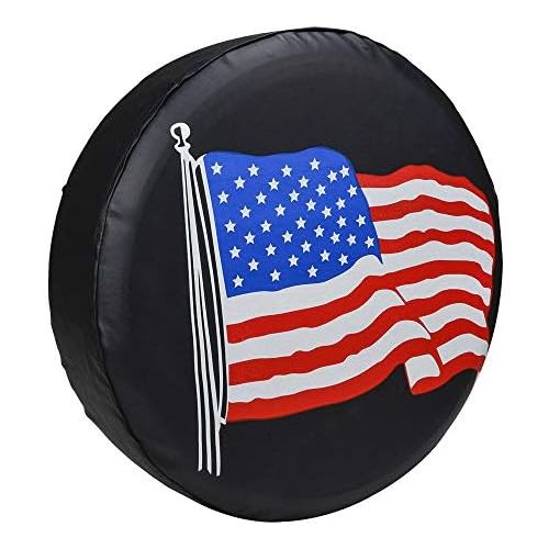  Mextrani Spare Tire Cover 14 15 16 17 inch Wheel Tire Cover for RV Camper Travel Trailer RAV4 Car Truck Tire