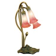 Meyda Tiffany 14813 Stained Glass  Tiffany Desk Lamp from the Lilies Collection