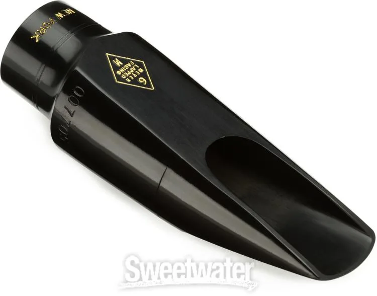  Meyer AMR-NY-6M New York Hard Rubber Alto Saxophone Mouthpiece - 6M Demo