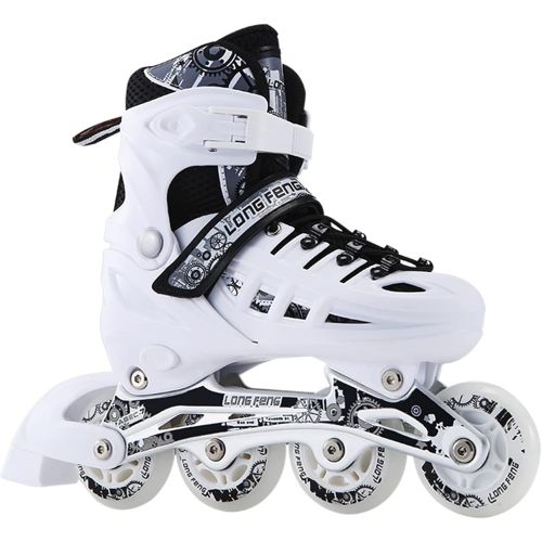  mfw@wewe Inline Skates Can Be Adjusted for Womens Mens Childrens Roller Skates Beginners Speed Skating Shoes Roller Skates 8-12 Years Old Professional Skates Color : #4, Size : L (