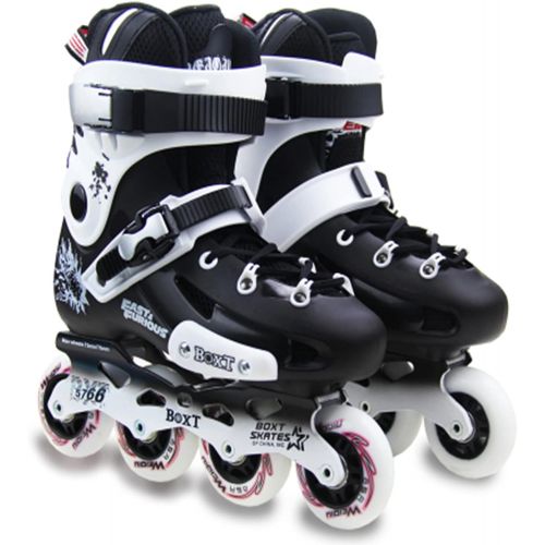  mfw@wewe Inline Skates Professional Roller Skating Shoelace Safety Lock Inline Skates for Men and Women A Variety of Sizes Mens Adult Fitness Inline Skate