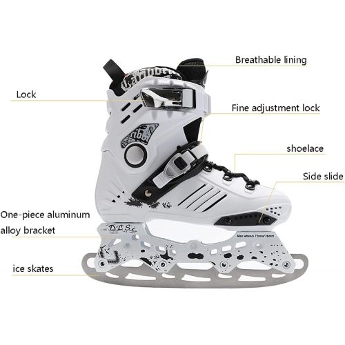  mfw@wewe Inline Skates Adult Professional Durable Roller Skates Beginner Mens and Womens Roller Skates Adult Fitness Inline Skate Roller Skates Professional