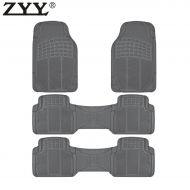 Mgpro New Heavy Duty Weather Trimmable PVC Rubber Grey Car Floor Carpet Mats For Dodge Lincoln Ram