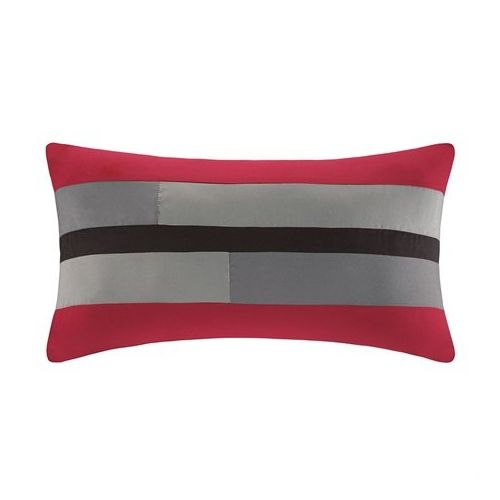  Mi Zone - Pipeline Comforter Set - Red - Twin/ Twin XL - Striped Pieced Design With Twill Tape - Includes 1 Comforter, 1 Decorative Pillow, 1 Sham