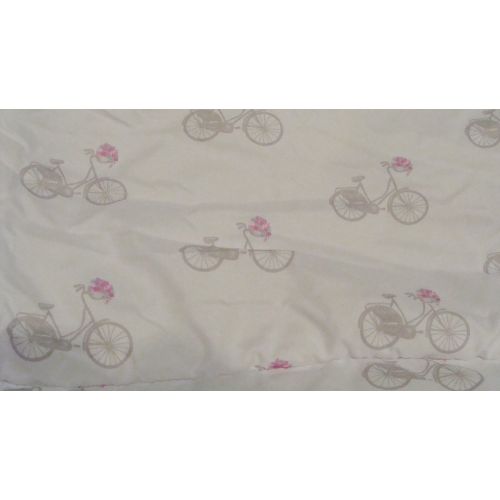  Nicole Miller Paris Eiffel Tower Bicycle Pink White Polka Dot Sleeping Bag