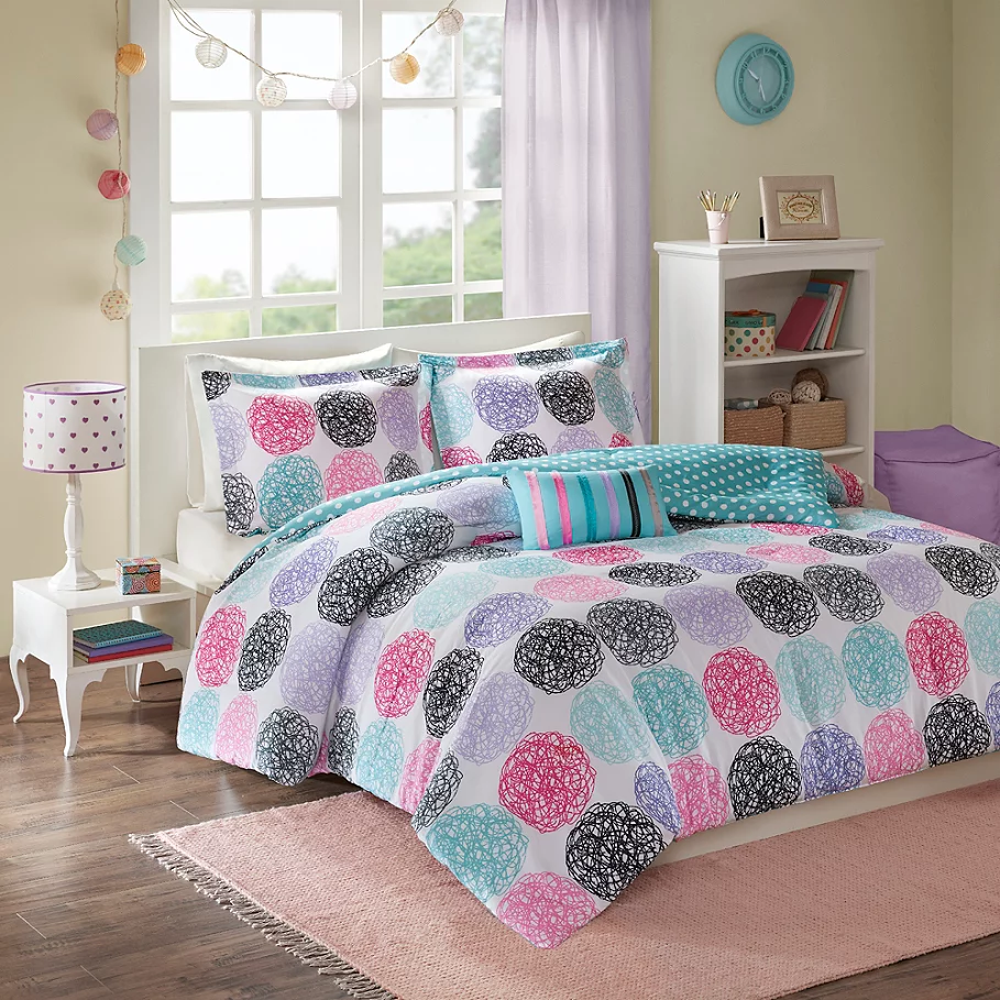 Mi Zone Mizone Carly Comforter Set in Purple