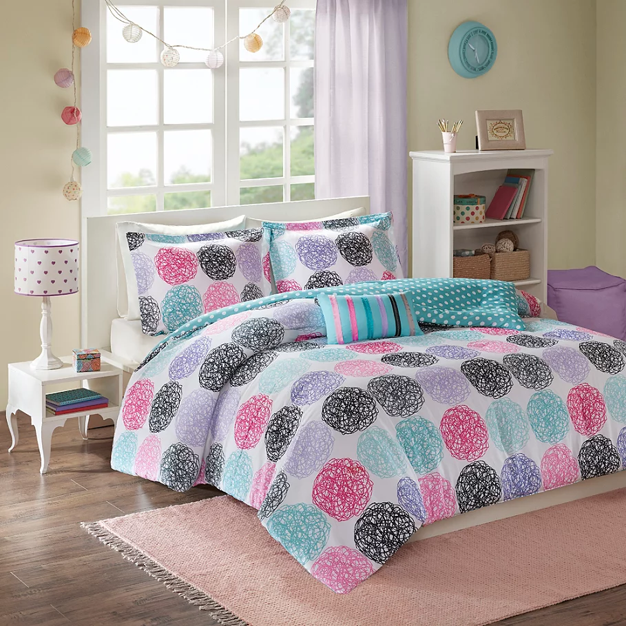  Mi Zone Mizone Carly Comforter Set in Purple