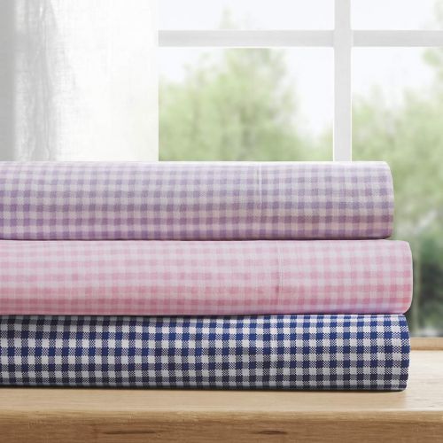  Mi-Zone Gingham Sheet Set, Pink