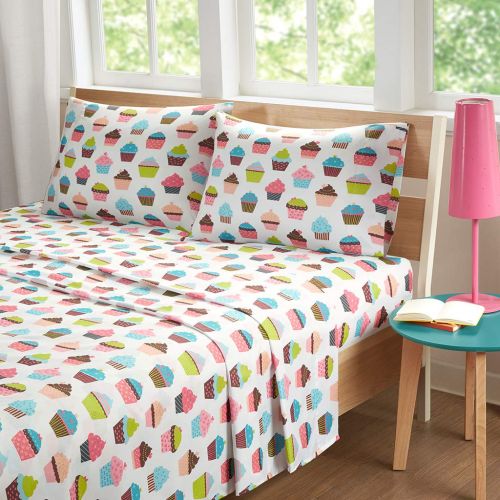  Mi-Zone Cupcake Sheet Set, Twin, Multi