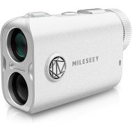 MiLESEEY PF1 1000 Yards Golf Rangefinder with Slope Switch, All Weather Golf Range Finder, 0.1s Flag Lock with Pulse Vibration, IP65 Waterproof, 7.5° Wide View, Continuous Scan Mode