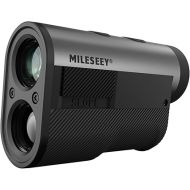 Golf Range Finder 656 Yards, MiLESEEY Golf Rangefinder with Rechargeable Battery, Flag Lock with Pulse Vibration, Slope On-Off, 0.5Yd Accuracy and 0.3s Measuring Speed，6X Magnification (Black)