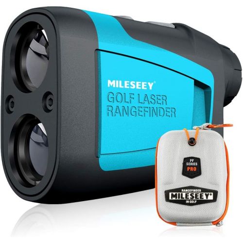  MiLESEEY Professional Precision Laser Golf Rangefinder 660 Yards with Slope Compensation,±0.55yard Accuracy,Fast Flagpole Lock,6X Magnification,Distance/Angle/Speed Measurement for