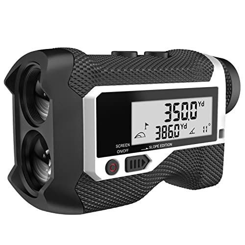  Golf Rangefinder,MiLESEEY Range Finder Golfing with Slope Switch for Man, Fast Flag Lock with Vibration,Magnetic Tech Style and External LCD Display Style