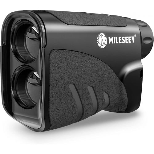  MiLESEEY Laser Rangefinder for Golfing Hunting 656 Yards, Laser Golf/Hunting Rangefinder with Slope, 6X Magnification Clear View, Distance Measure with Scan Flag/Slope Switch/P2P/S