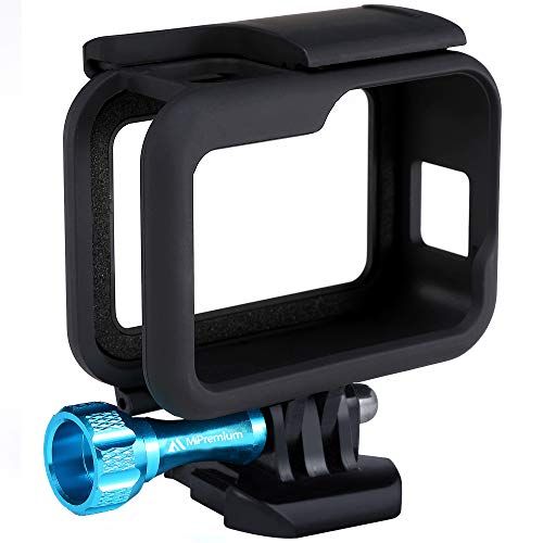  MiPremium Housing Frame Case for GoPro Hero 8 Black. Protective Shell Cage Mount Accessories Kit with Aluminium Screw & Quick Release Removable Buckle Socket Accessory for Hero8 (2