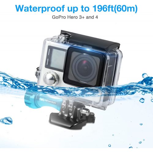  MiPremium Waterproof Housing Case for GoPro Hero 4 & 3+ Underwater Protective Diving Shell Cage Mount Accessories with Aluminium Screw & Quick Release Buckle Accessory for Hero4 &