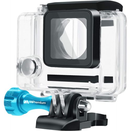  MiPremium Waterproof Housing Case for GoPro Hero 4 & 3+ Underwater Protective Diving Shell Cage Mount Accessories with Aluminium Screw & Quick Release Buckle Accessory for Hero4 &