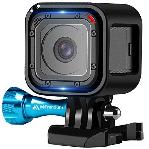  MiPremium Frame Mount Housing Case for GoPro Hero Session 4 & 5 Skeleton Cover Shell Cage Accessories Kit with Aluminium Screw & Quick Release Buckle Socket Accessory for Hero4 Her