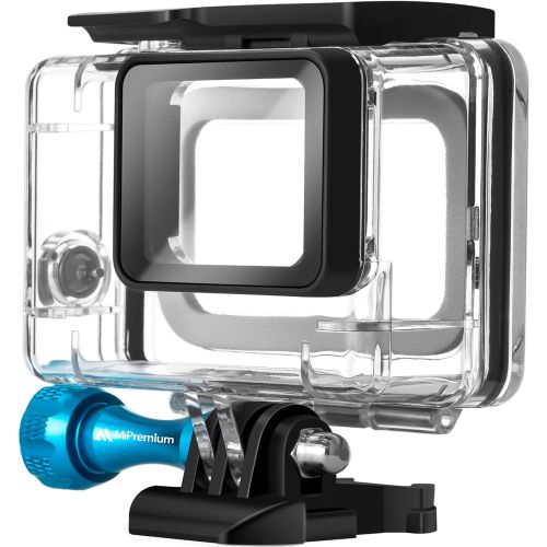  [아마존베스트]MiPremium Waterproof Housing Case for GoPro Hero 7 6 & 5 Black. Underwater Protective Diving Shell Cage Mount Accessories Aluminium Screw & Quick Release Buckle Accessory for Hero7