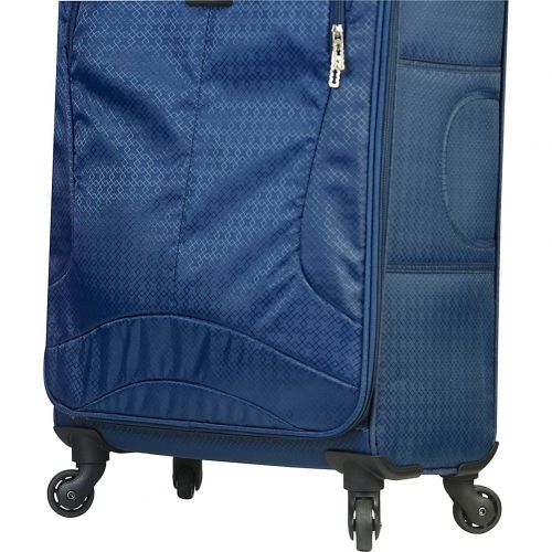  Mia Toro Italy Apennine Softside 24 Inch Spinner Luggage, Grey