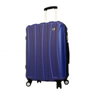 Mia Toro Italy Tasca Fusion Hardside 24 Inch Spinner, Blue