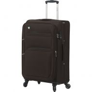 Mia Toro Italy Alagna Softside 28 Inch Spinner Luggage, Coffee