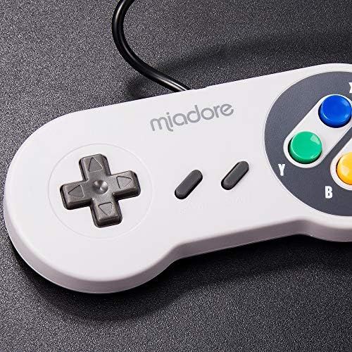  [아마존베스트]iNNEXT 2X USB Controller for SNES Games Classic Retro USB Gamepad Joystick for Windows PC Mac and Raspberry Pi System