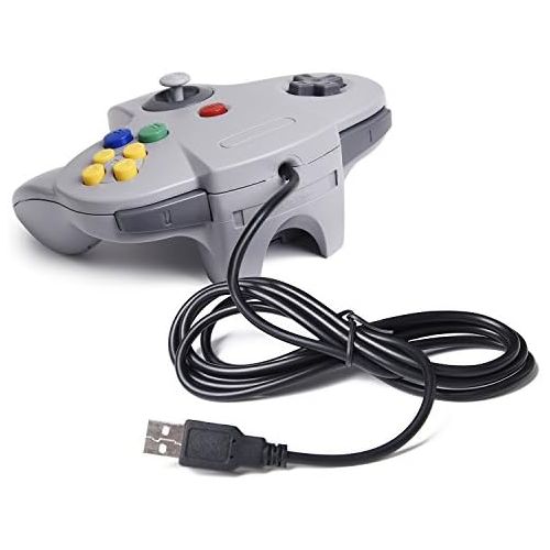  [아마존베스트]Miadore N64Controller Joypad for PC Innext 2x USB GamePad Joypad Controller for Nintendo 64N64GAMES